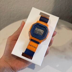 Activa Spectra X Invicta Digital Unisex Watch - 44.5mm, Orange Blue NWT